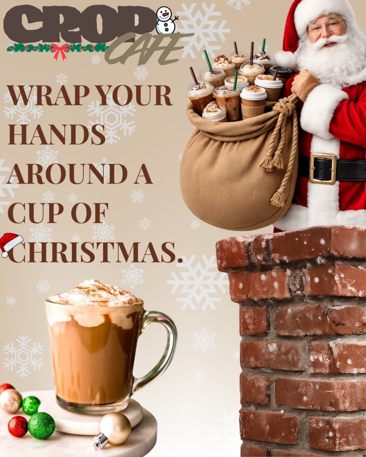 CROP CAFÉ Christmas campaign
